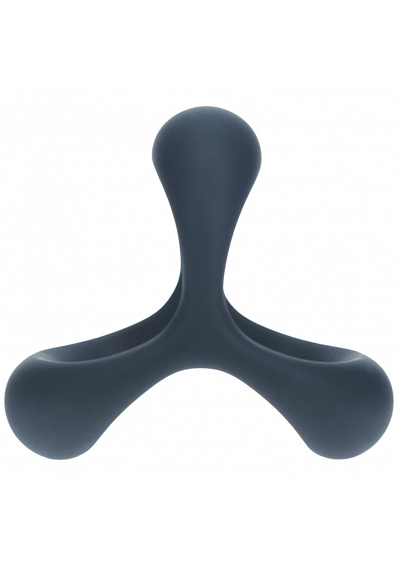 LEVELZ - Tri O Ergo Silicone Cock Ring - Black
