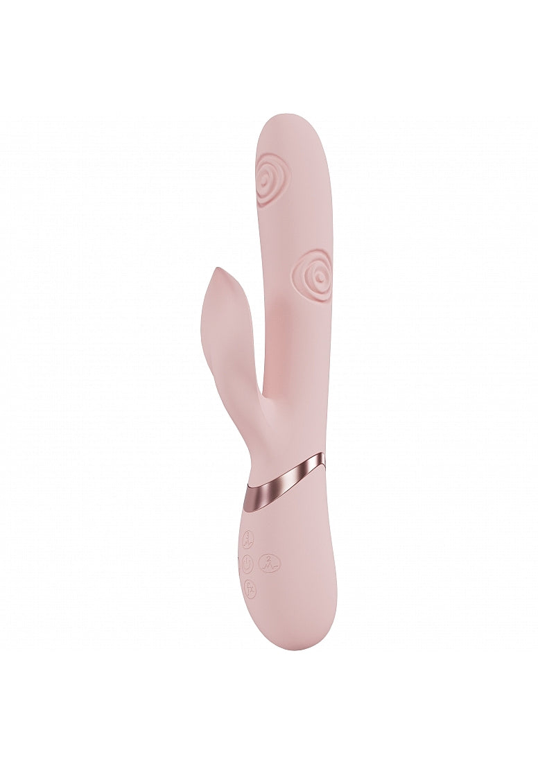 VIVE - Fronda - Rechargeable Triple Motor - G-Spot VIbrating and Tapping Leaf Clit Stimulator