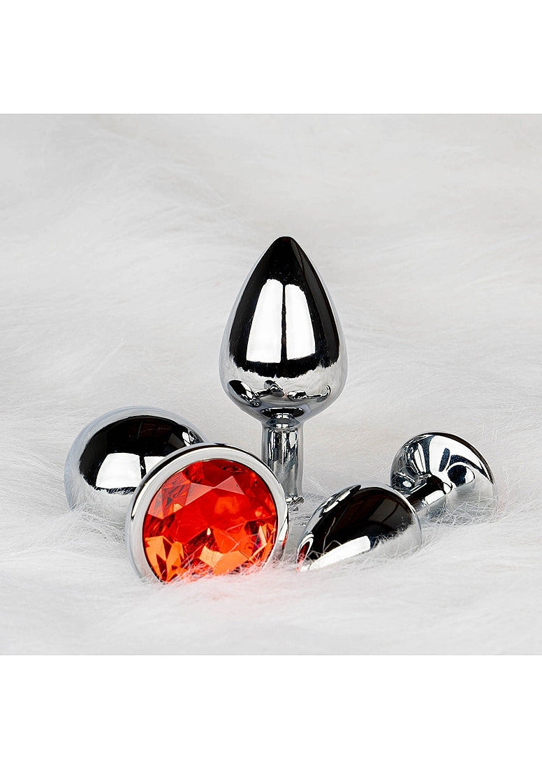 Round Gem Butt Plug