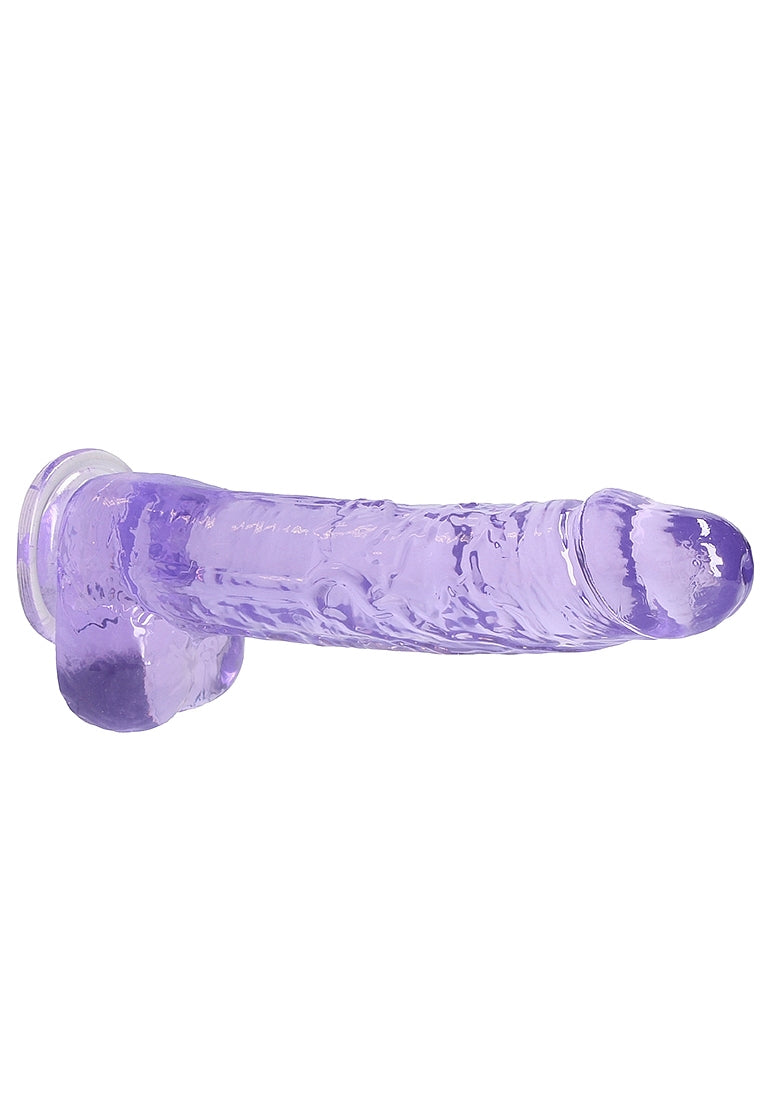 REALROCK Crystal 9 in Realistic Dong with Balls
