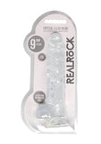 REALROCK Crystal 9 in Realistic Dong with Balls