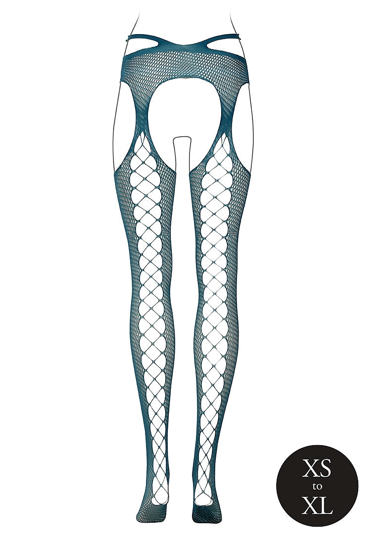 Suspender Pantyhose With Strappy Waist