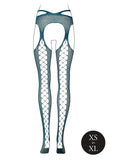 Suspender Pantyhose With Strappy Waist