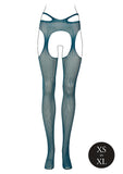Suspender Pantyhose With Strappy Waist