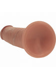 RealRock Dual Layered Silicone Realistic Sliding Skin Dildo 8in
