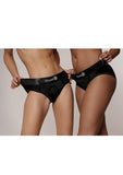 Vibrating Strap-on High-cut Brief