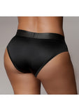 Vibrating Strap-on High-cut Brief