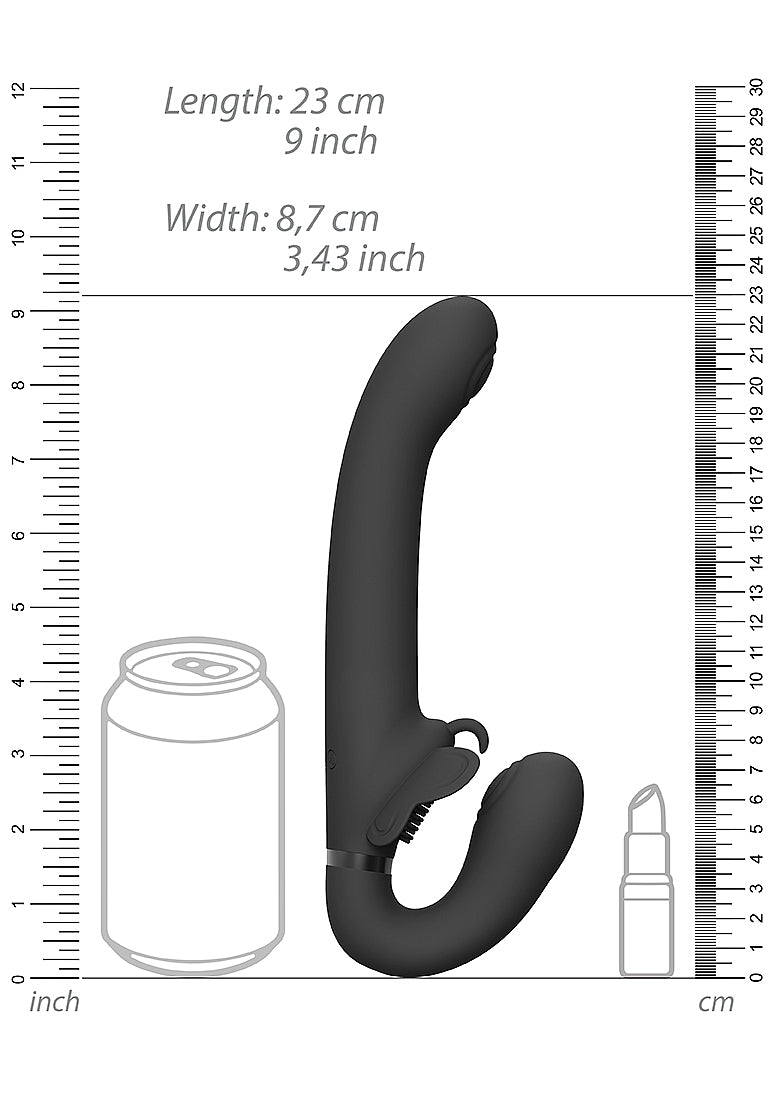 Vive Satu - Pulse-Wave & Vibrating Strapless Strap-on