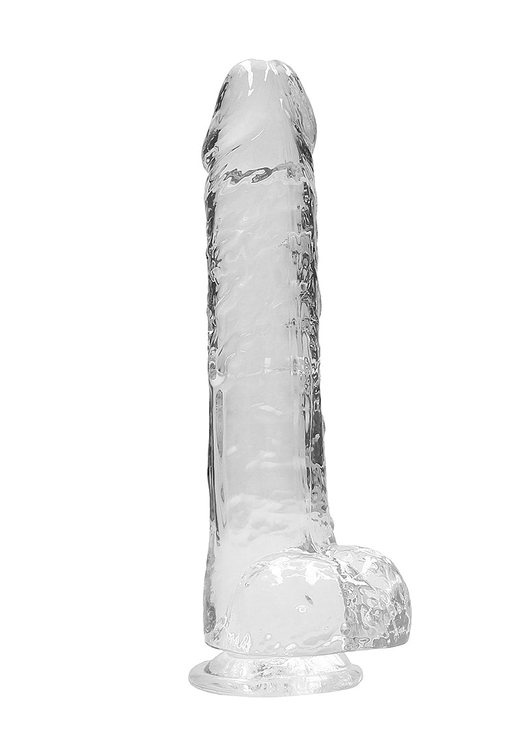 REALROCK Crystal 9 in Realistic Dong with Balls