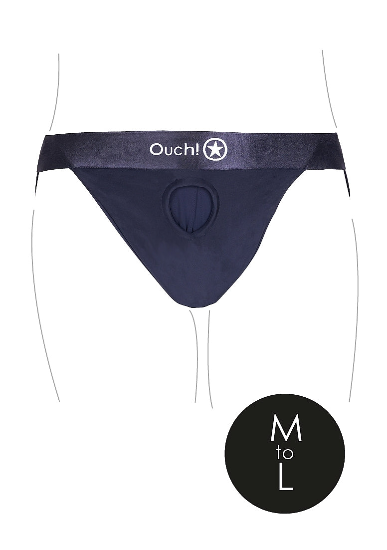 Vibrating Strap-on Panty Harness with Open Back
