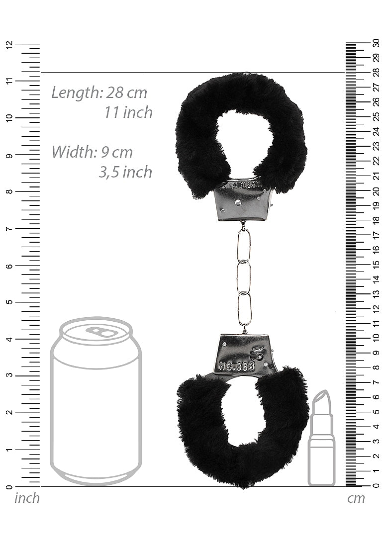 Beginner's Furry Hand Cuffs - With Quick-Release Button