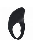Levelz Adjustable Vibrating Silicone Rechargeable Cock Ring - Black