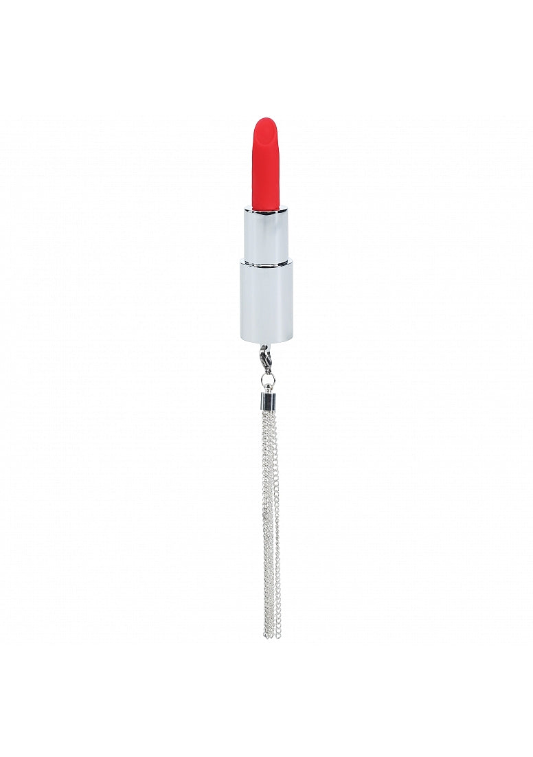 Loveline Candy Lipstick Rechargeable Silicone Vibrator with Interchangeable Heads - Green