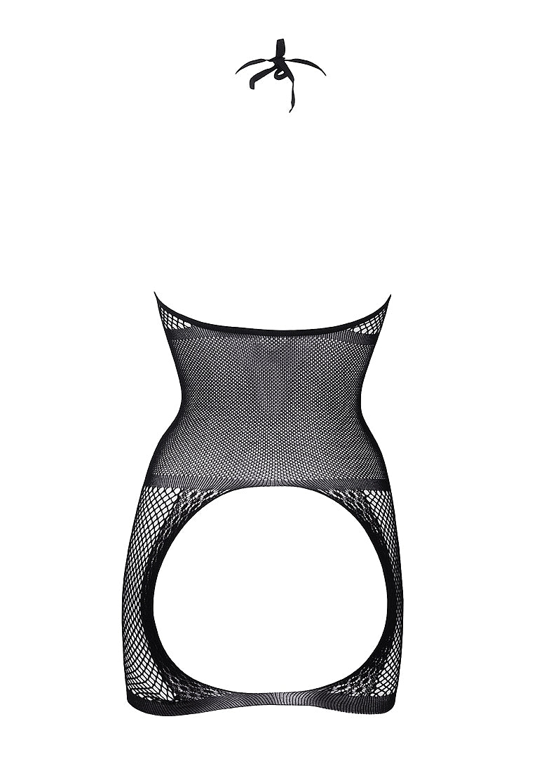 Peek-A-Boo Fishnet Dress