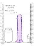 8" Inch Straight No Balls