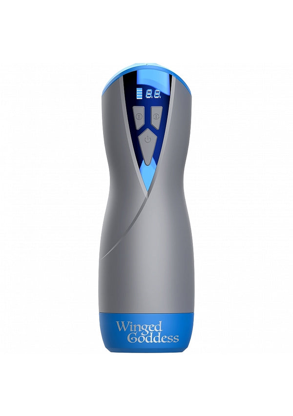 Masturs Eloa Winged Goddess Rechargeable Multi Function Masturbator - Gray