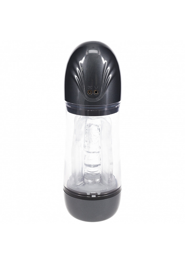 Pumped SonicPull 10 Function Multimedia Enhanced Masturbator - Gun Metal