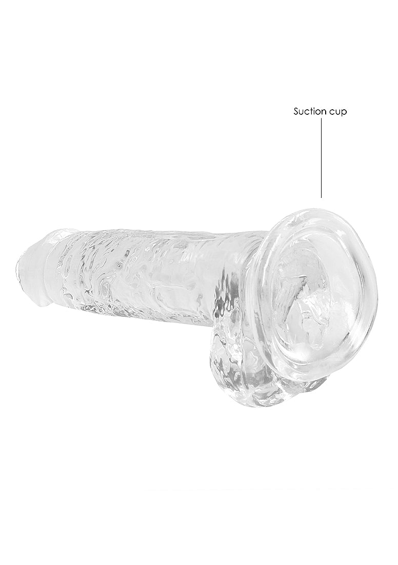 REALROCK Crystal 7 in Realistic Dong with Balls