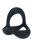LEVELZ - Tri O Ergo Silicone Cock Ring - Black