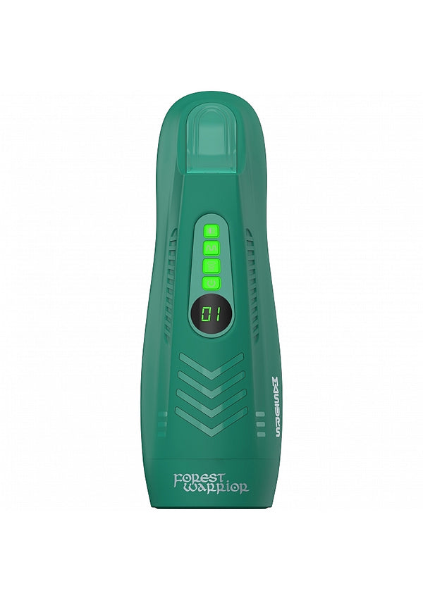 Masturs Ayla Forest Warrior Rechargeable Multi Function Masturbator - Green