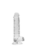 REALROCK Crystal 7 in Realistic Dong with Balls