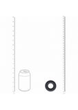 LEVELZ - Liquid Silicone Cock Ring - M - Black