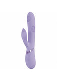 VIVE - Fronda - Rechargeable Triple Motor - G-Spot VIbrating and Tapping Leaf Clit Stimulator