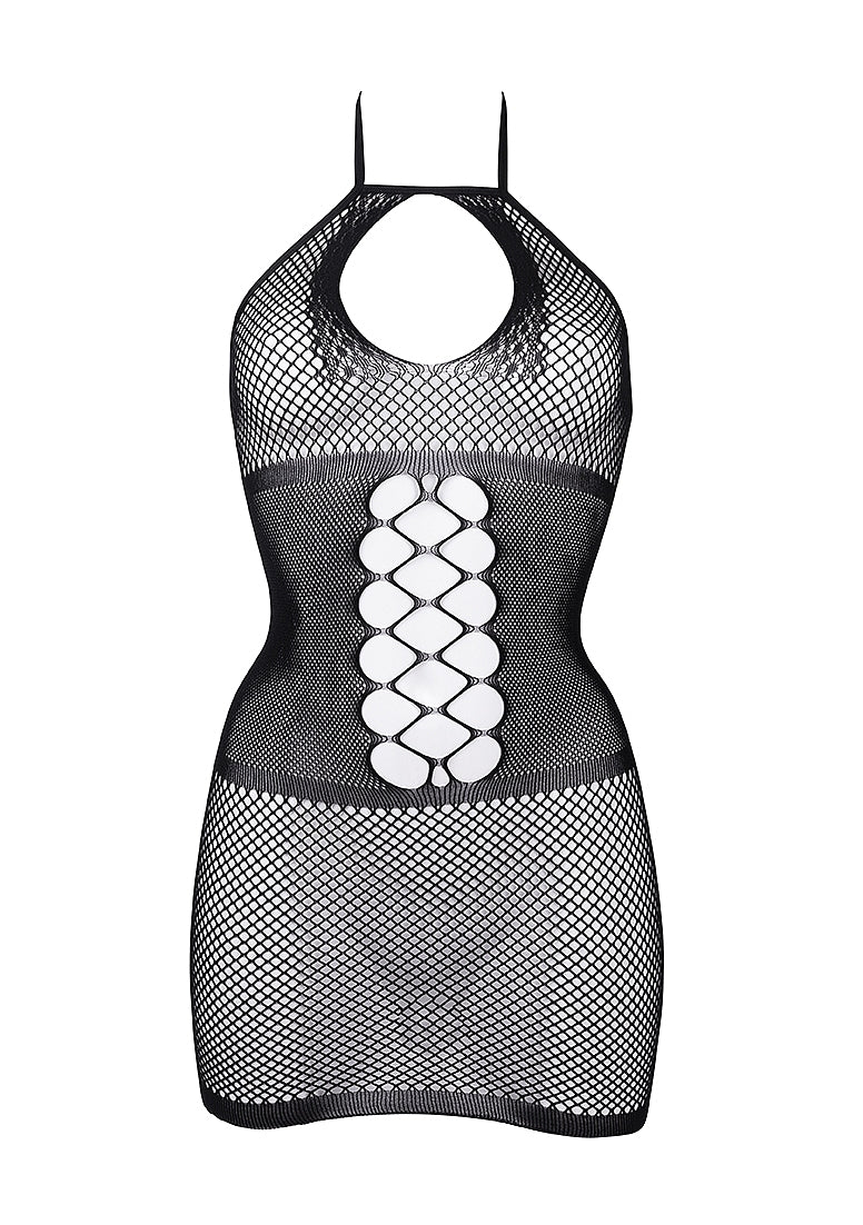 Peek-A-Boo Fishnet Dress