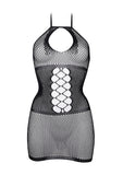 Peek-A-Boo Fishnet Dress