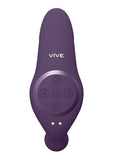 Vive Kata - Pulse Wave & Vibrating Double Penetration Vibrator - Purple