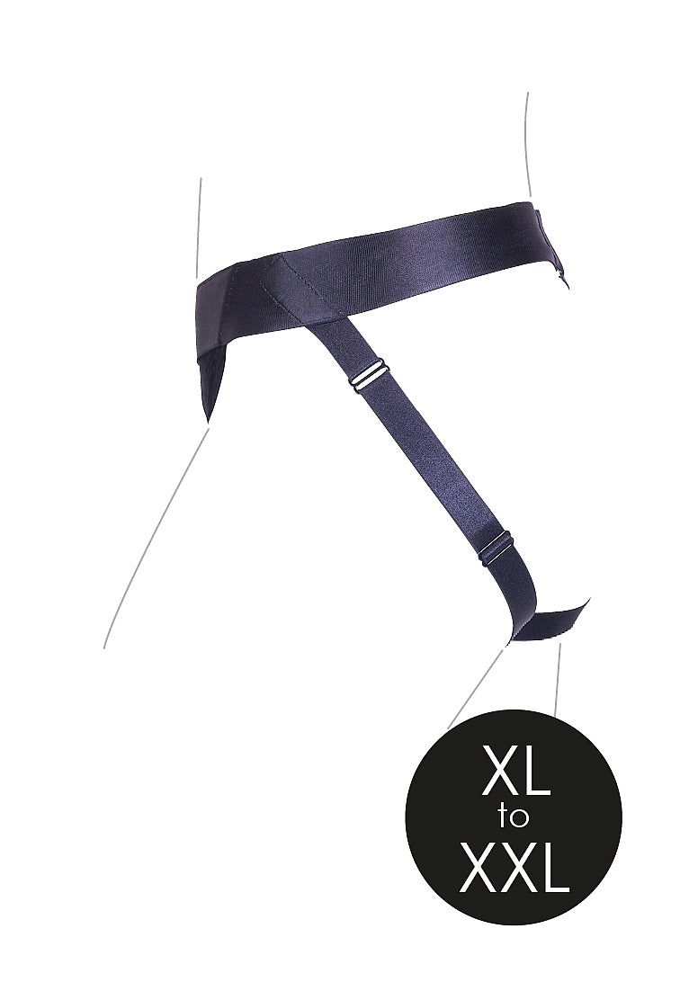 Vibrating Strap-on Panty Harness with Open Back