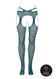 Suspender Pantyhose With Strappy Waist