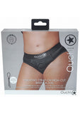 Vibrating Strap-on High-cut Brief