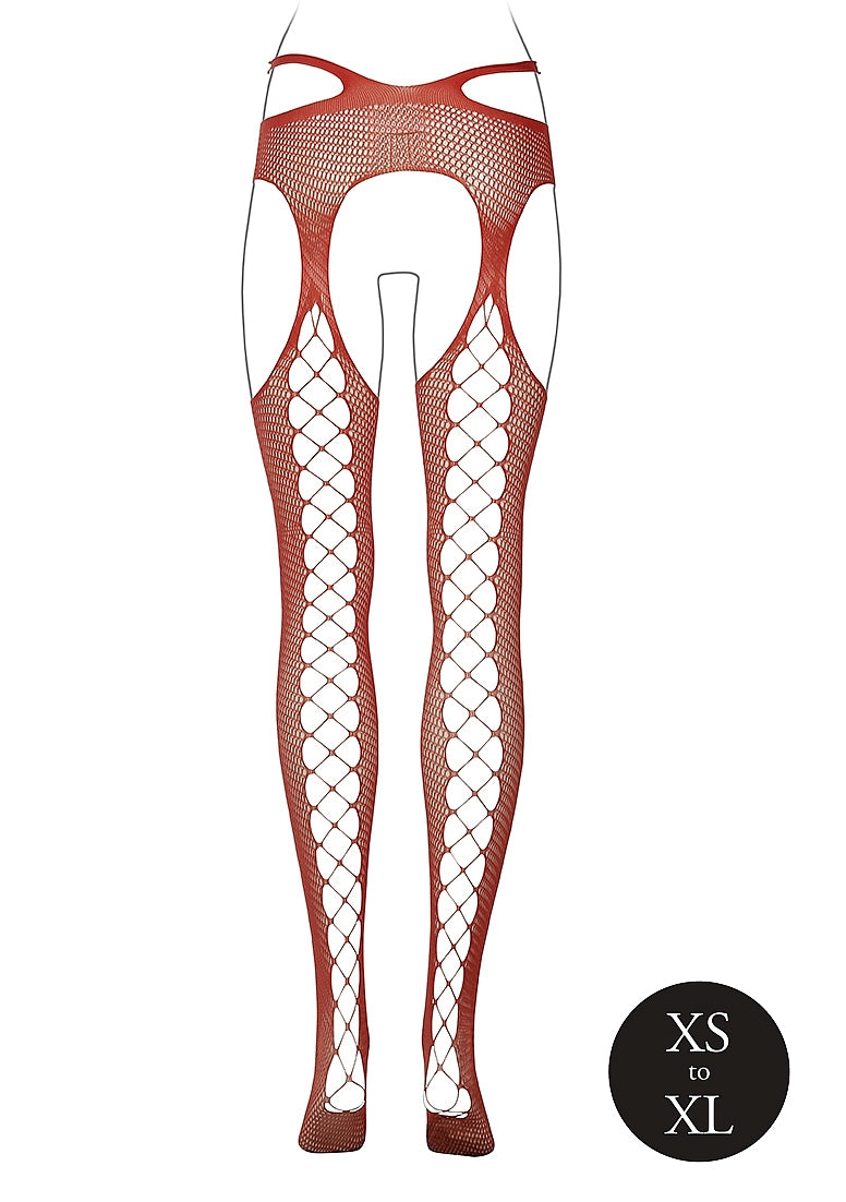Suspender Pantyhose With Strappy Waist