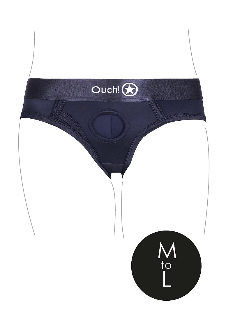 Vibrating Strap-on High-cut Brief