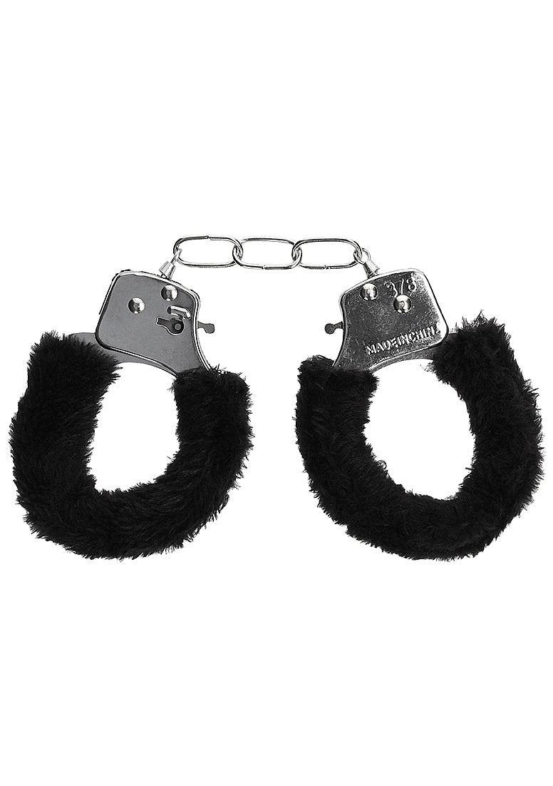 Beginner's Furry Hand Cuffs - With Quick-Release Button