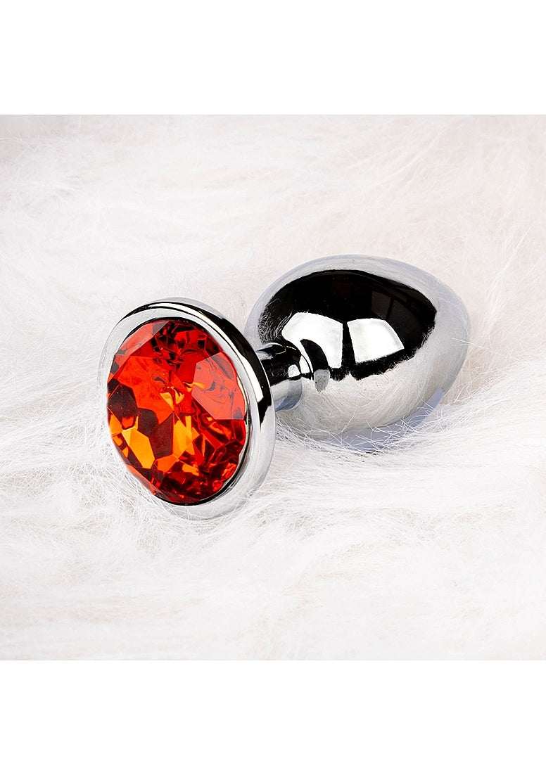 Round Gem Butt Plug