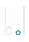 LEVELZ - Beaded Silicone Cock Ring - M - 35mm - Teal