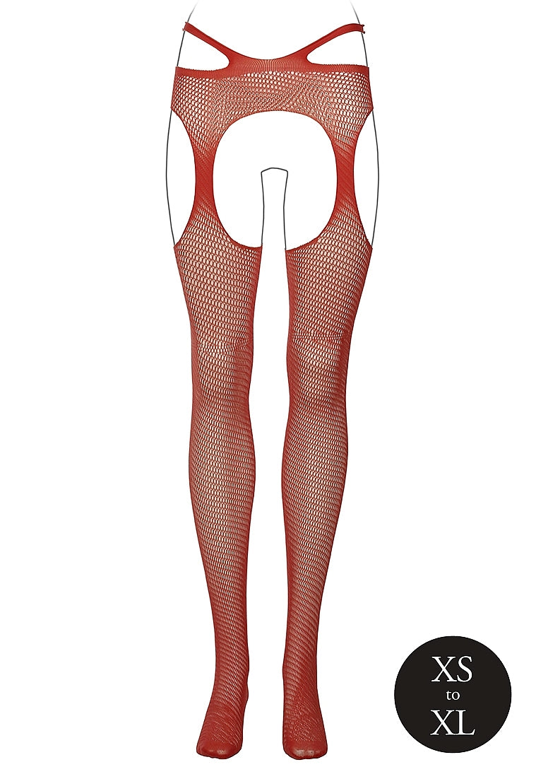 Suspender Pantyhose With Strappy Waist