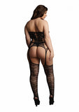 Lace Suspender Bodystocking