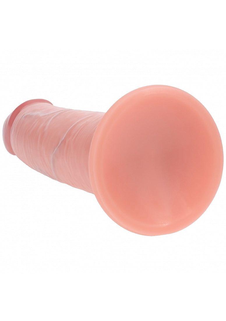 RealRock Dual Layered Silicone Realistic Sliding Skin Dildo 8in