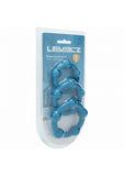 LEVELZ - Beaded Silicone Cock Ring Set of 3 (35mm, 40mm, 45mm) - Teal