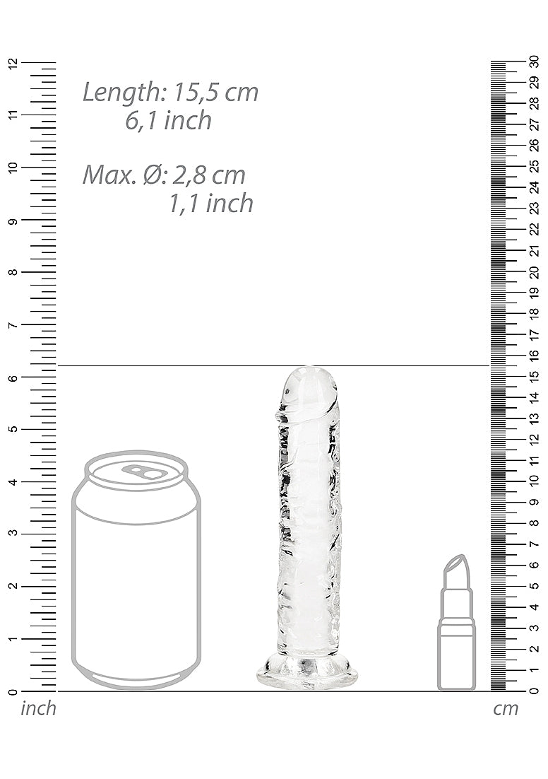 6" Inch Straight No Balls