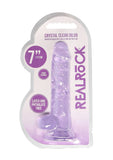 REALROCK Crystal 7 in Realistic Dong with Balls