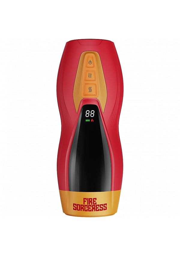 Masturs Solara Fire Sorceress Rechargeable Multi Function Masturbator - Red