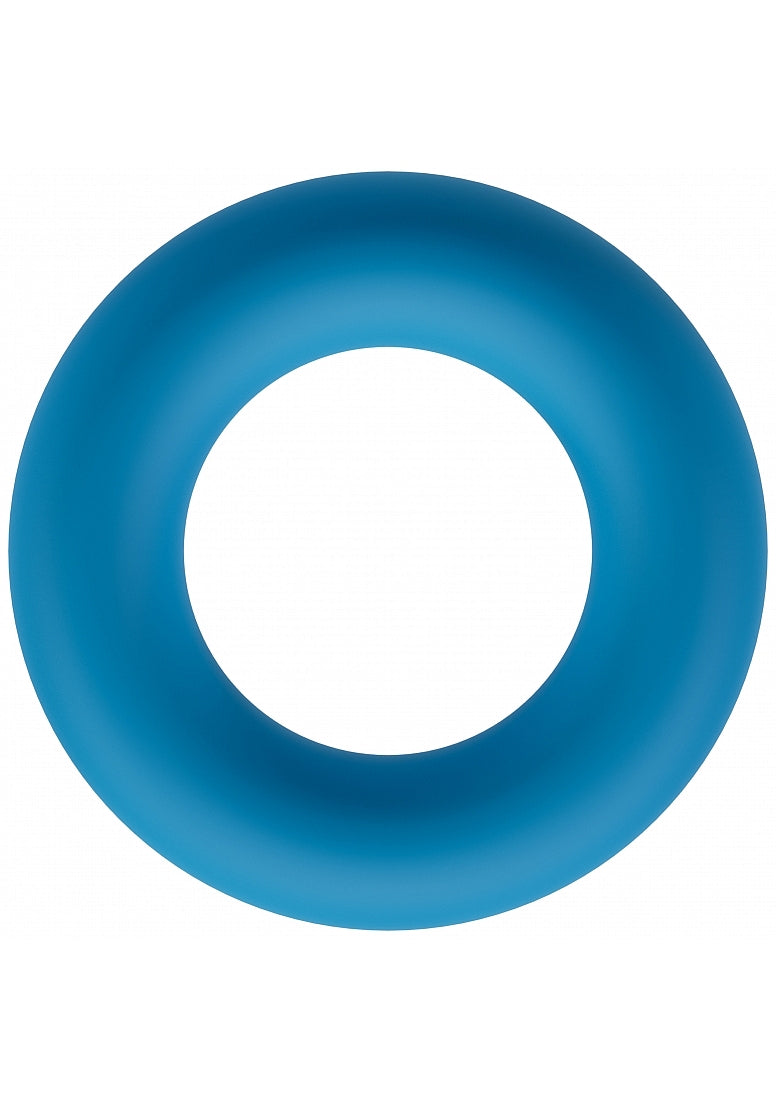 LEVELZ - Liquid Silicone Cock Ring - L - Teal