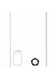 LEVELZ - Beaded Silicone Cock Ring - S - 30mm - Black