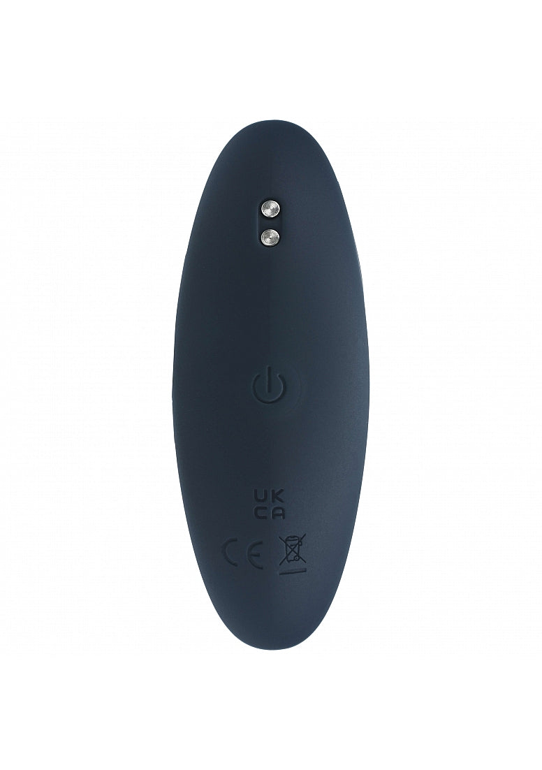 LEVELZ - Vibrating Silicone Prostate Stimulator Anal Plug - Medium - Black