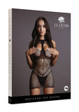 Duo Net Open Cup Mini Dress