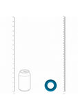 LEVELZ - Liquid Silicone Cock Ring - L - Teal